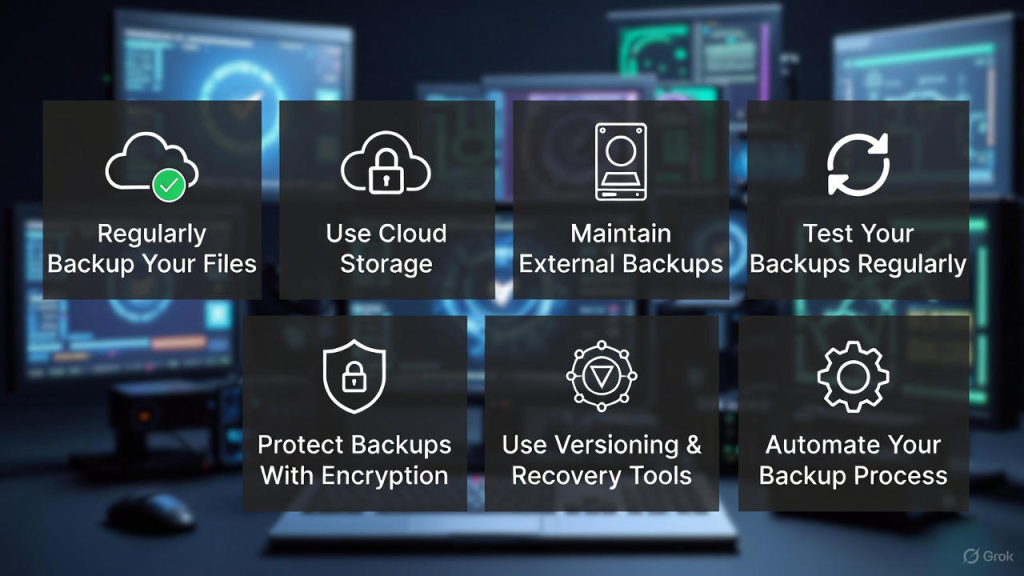 Data backup and recovery tips to protect your files