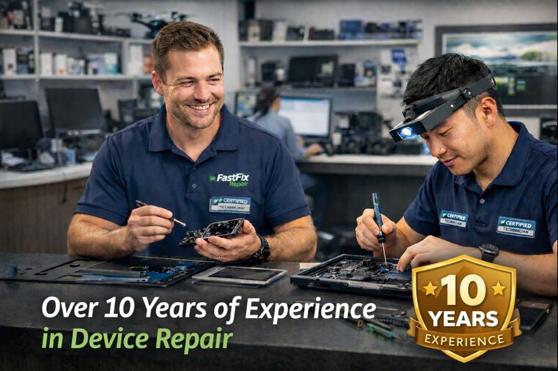 FastFix Repair team with over 10 years of experience in device repair